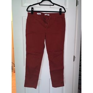Dark Red Jeans